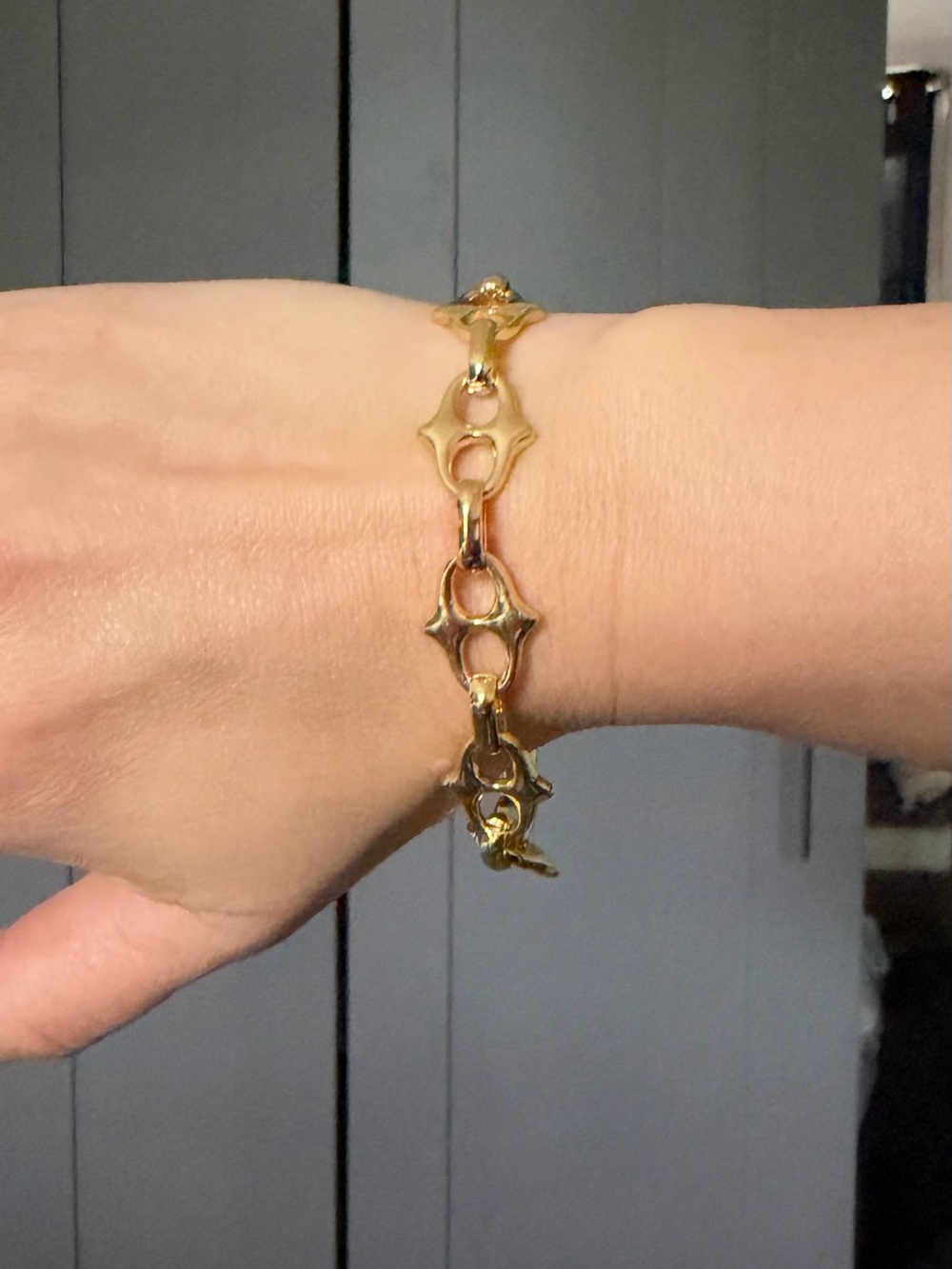 Gold Link Bracelet - Women's Fashion Jewelry